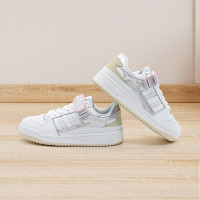 Белые кроссовки из натуральной кожи Adidas Forum Low